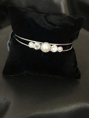 Wedding Waltz White Bracelet Paparazzi